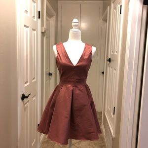 NWOT Pink Metallic dress  size L